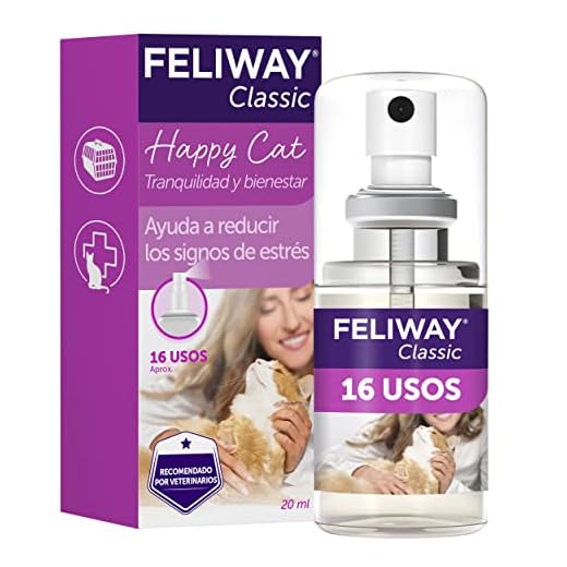 FELIWAY Classic - Antiestrés para gatos - Transportín, Viajes - Spray (20 ml)