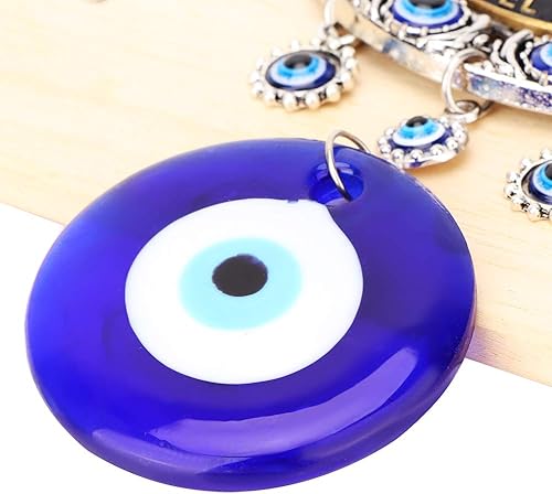Miniatura 5 de Amuleto de bendición de ojo islámico, protector de decoración de pared, colgante musulmán para decoración del hogar y dije de buena suerte, con