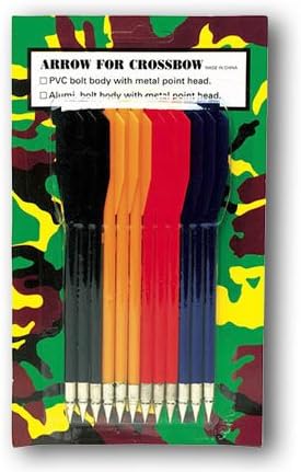 Miniature Crossbow Bolts Plastic 12 Pack