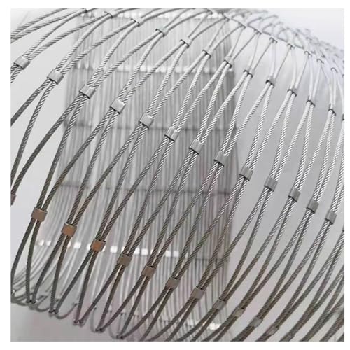 Malla de acero inoxidable,Malla Metálica Red De Alambre De Pollo Galvanizado,Red De ProteccióN AnticaíDa,Red Antirrobo Y AnticaíDa,malla metalica,malla gallinero(H1.5xL5m/H4.92xL16.40ft)