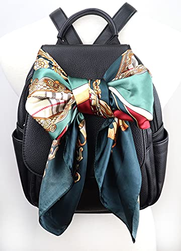 Image of Women's 35 inch Satin Square Silk Like Hair Scarves and Wraps Headscarf for Sleeping | Silk Feel Neckerchief, Hair Scarf, Fashion Bandana, Headscarf, Headband, Hair Wrap Sleeping, Daily Fashion Styling