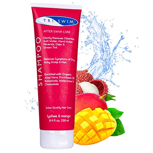 TRISWIM Champú Hidratante Eliminador de Cloro para Nadadores Lichi Mango (250ml) Cover