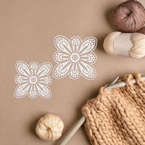 Malla de plástico reutilizable bolsa de 15 piezas manualidades diy bordado punto de cruz 6
