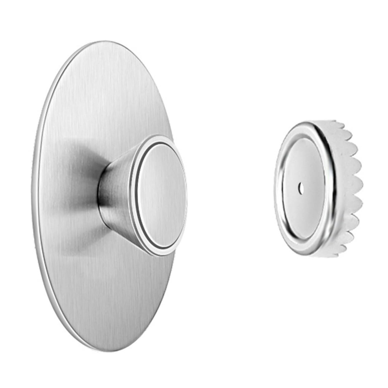 TOPBATHY 5sets Portasapone Magnetico Da Parete Inossidabile Dispenser Stile Contemporaneo Per Bagno Installazione Senza Foratura Design Multifunzionale e Elegante Facile Accesso Al Sapone