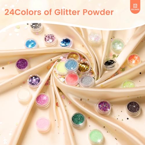 Kit de uñas profesional para principiantes con acrílicos y práctica miniatura 6