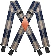 ち*う様 Persimmon-Dyed Suspenders Jodhur,s/ Men's Solid Color Clip-on Suspenders - BTHSU6308