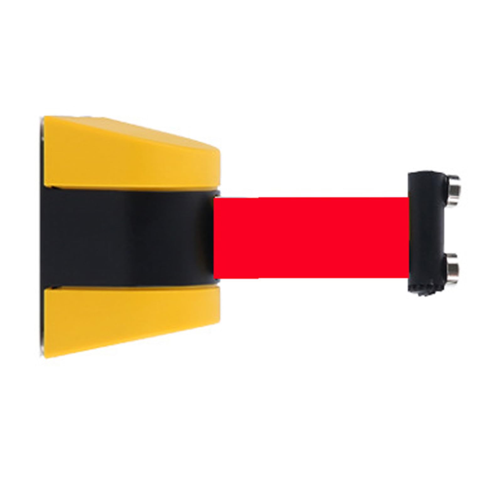 CAIFEXUE Retractable Wall Barrier,Wall Mount Crowd Control Wall Retractable Belt,Safety Belt with Abs Case,Not Enter Belt for Grocery Retail Store Stadium/3 Meters