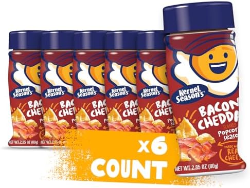Kernel Season's, Popcorn Seasoning, Bacon Cheddar, 2.85 ounce (Pack of 6)