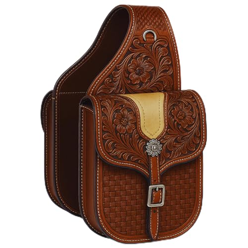 Alice International Premium Reitsatteltasche – stilvoll und funktional, organisieren Sie Ihre Ausrüstung mit Stil, Pferde-Satteltasche, geschnitzt, Ausrüstungsgröße: 25,4 cm L x 25,4 cm B x 8,9 cm T
