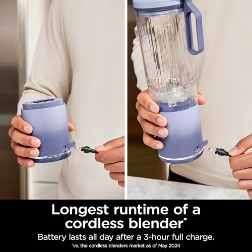 Ninja-Blast-Max-Portable-Blender-Twist-Go-Personal-Blender-Ninja-Blender-Smoothie-Blend-Ice-Crush-3-Programs-Cordless-22-oz-removable-Vessel-Dishwasher-Safe-Leakproof-Lavender-BC251LD Ninja Blast Max Portable Blender Twist Go Personal Blender Ninja Blender Smoothie Blend Ice Crush 3 Programs Cordless 22 oz removable Vessel Dishwasher Safe Leakproof Lavender BC251LD