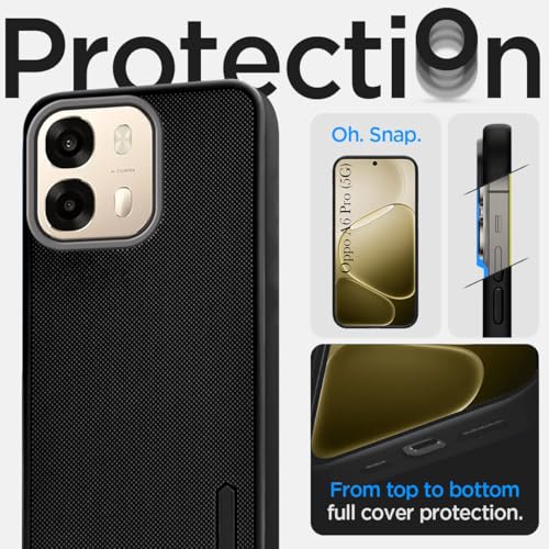 Image of Jkobi Rubberised Back Cover Case for Oppo A6 Pro (Textured Grip Design | Micro-Fiber Cloth Inside | Slim and Light Weight | Soft Touch and Feel)