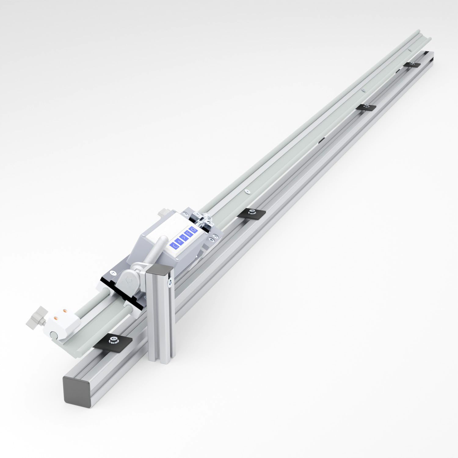 Positionierungssystem Längenmesssystem für jede Kappsäge und Bohrmaschine Kompletsystem (POS1-2M)