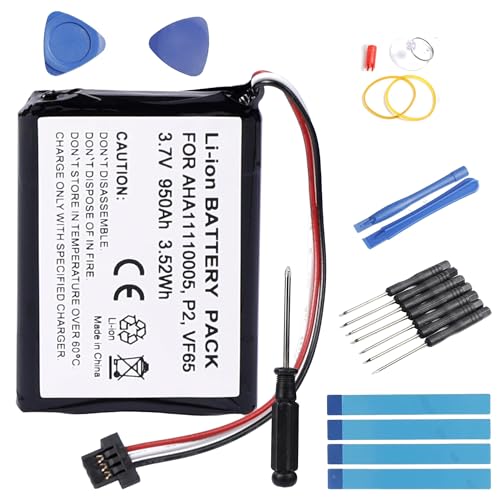Fuworance Batería GPS compatible con TomTom Go 50, Start 50, Go 500 (2013), One 140, 140S, Live 825 Europe FMB0932008731, AHA11110005 + herramienta de reparación de baterías de iones de litio de 950