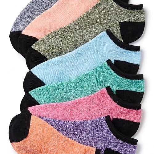 Image of Tipi Toe Women's 20 Pack Colorful Low Cut Socks - Lightweight, Breathable Design for All-Day Comfort Sizes 9-11 /10-13