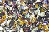 Walttools Terrazzo Grade Decorative Aggregate Stones for Countertops, Terrazzo Flooring, Outdoor Gardens, etc. (5, Earth Blend Glass)