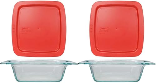 Miniatura 7 de Pyrex Basics - Fuente para hornear de vidrio de 4.8 cuartos de galón con tapa de plástico, cazuela, recipiente de vidrio para alimentos, apto