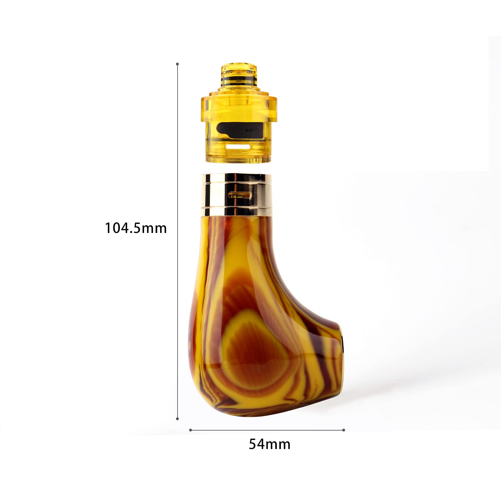 elfbar nachfüll pod läuft aus Kamry K1000 Plus 30W Recargable E-Cig Pipe 1100mAh E-Cigarrillo Starter Kit  Flujo de Aire Regulable Tubo de Fumar Atomizador Tanque con Micro USB Cable  de Carga E-Pipes Saludable Vapor No Nicotina : main image 1