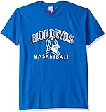 Collegiate Premium Cotton Short-Sleeve T-Shirt -Youth Sizes (US, Alpha, Medium, Duke Basketball Mascot)