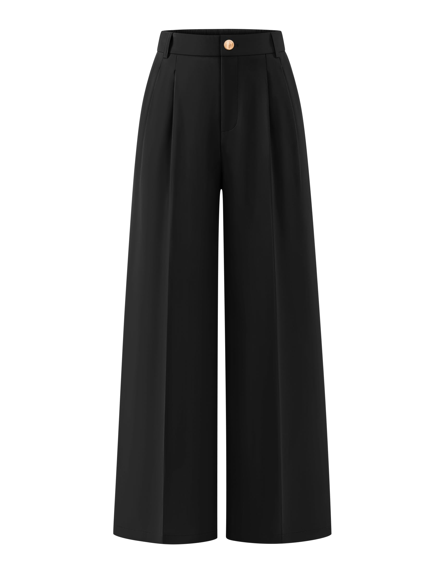 ZESICA Womens Wide Leg Dress Pants 2026 High Waisted Business Casual Palazzo Pants Work Office Slacks Trousers