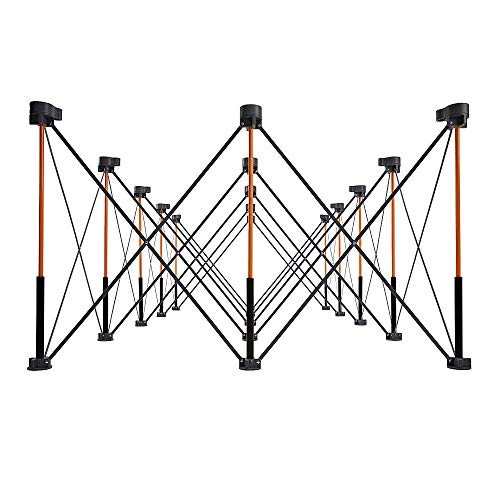 Image of Bora Centipede 30 inch Folding Work Table - 4 x 8 Foot Portable Workbench 6000lb Capacity Lightweight Foldable Work Bench for Garage, Mobile Workstation, Carrying Bag, 4X 2x4 Brackets, & 4X Quick Clamps