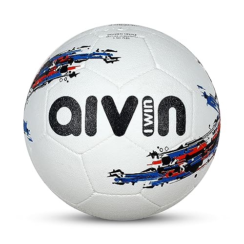 Image of Aivin Strong Football Size 5 with Ball Pump Rubber Moulded Soccer Ball