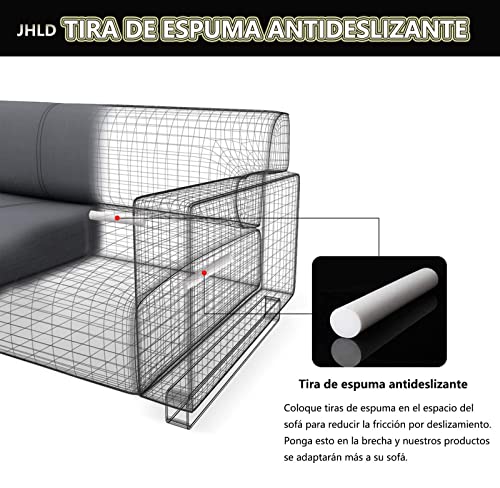 JHLD Sofaüberwurf L Form, Hohe Elastizität Sofabezug Abwaschbar Mode Sofa Abdeckung Für Wohnzimmer Pet-J-Large + Large