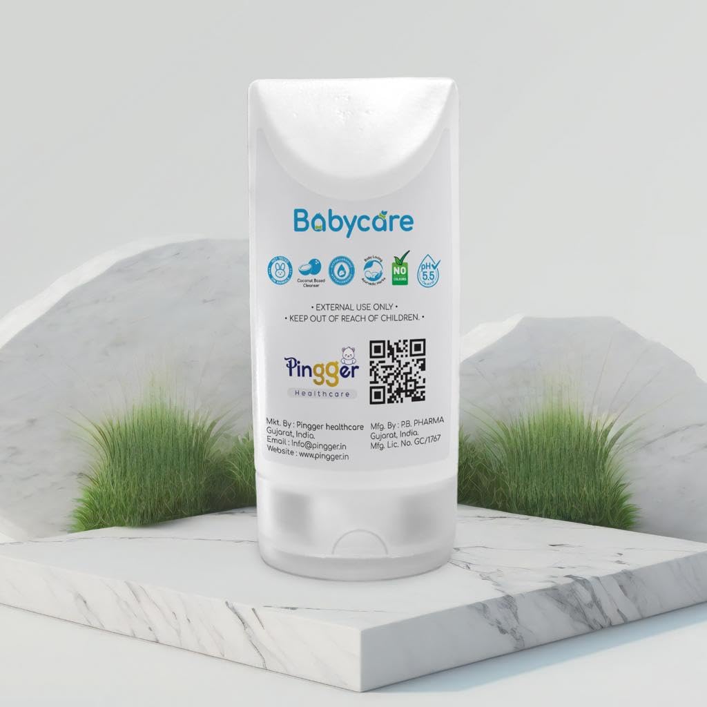 Pingger Natural Soft and Shiny Baby Hair Wash Shampoo Travel Pack (30 ML)