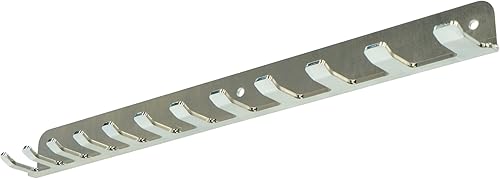 Miniatura 2 de RuffStuff Soporte de llave de montaje en pared y organizador - 12 soporte de llaves - Organizador de garaje Herramienta de mano de acero - R2593-08