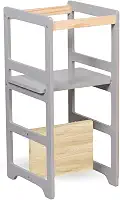 Torre De Aprendizagem Montessoriana Regula Altura Criança