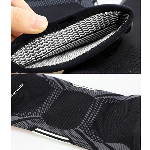 Image of NativoDex Elbow Support for Men & Women, Tennis Elbow & Golfers Elbow | Compression Elbow Brace for Tendonitis . Ideal for Gym, Weightlifting & Golf