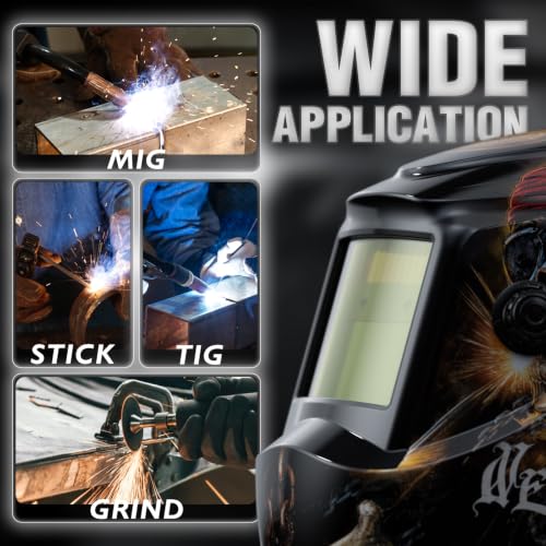 Image of YESWELDER Auto Darkening Welding Helmet 1 /1 /1 /1 True Color, LYG-L600A