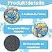 ZocRjvN Schnüffelmatte Hund, Schnüffelteppich Hund Für Kleine Und Mittelgroße Hunde, Spielzeug Zur Geruchsschulung Und Stressabbau, Ideal Für Reisen Und Zuhause, In Seeblau