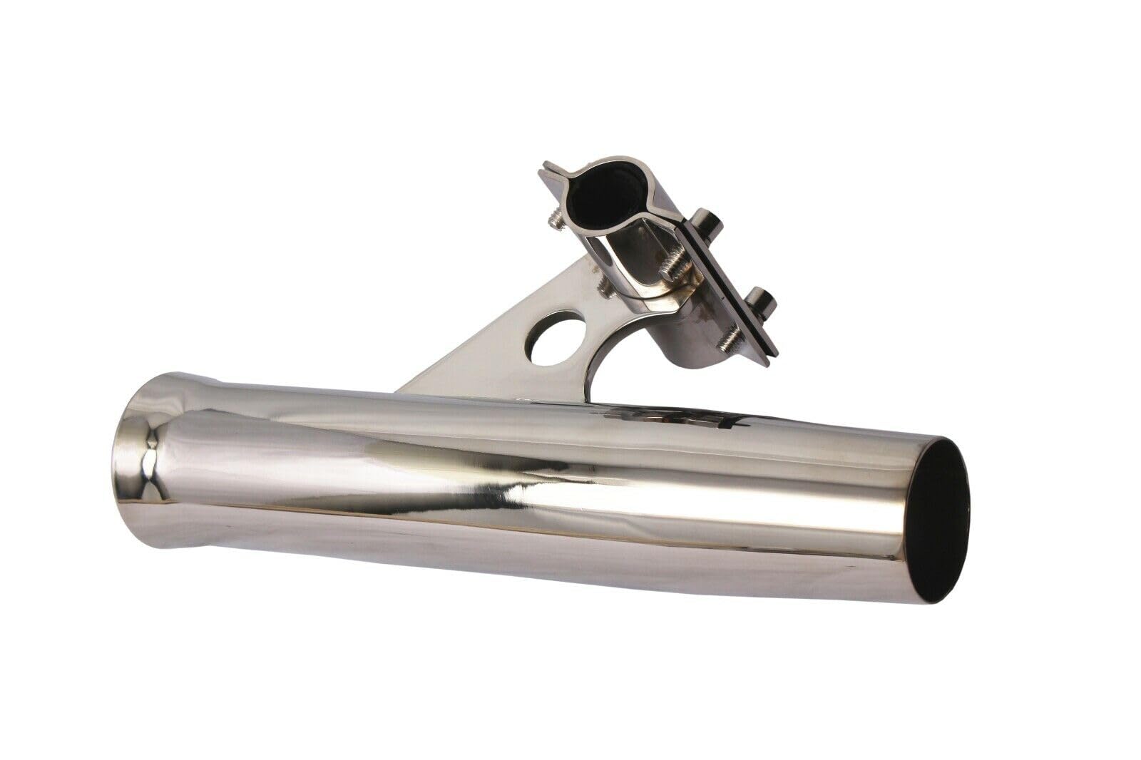 Porta Canne da Barca Accessorio for Barca in Acciaio Inox Marino con Morsetto su rotaia da 1" Supporto for Canna da Pesca da 10 Pollici for Barca