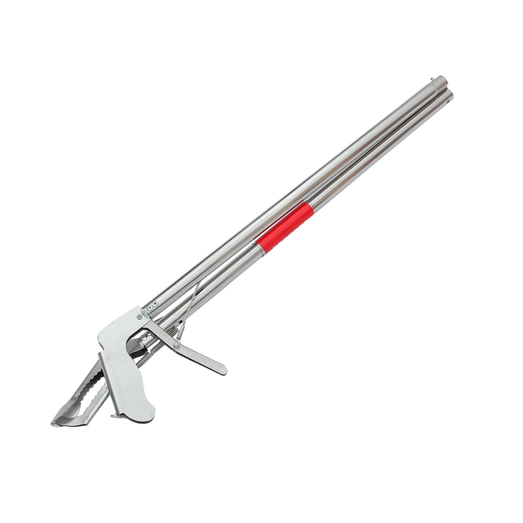 Abaodam Pinza Práctica Plegable de Acero Inoxidable para Atrapar Serpientes 1,2 M con Cerradura, Abrazadera Segura para Manejo de Reptiles en Exteriores y Mascotas