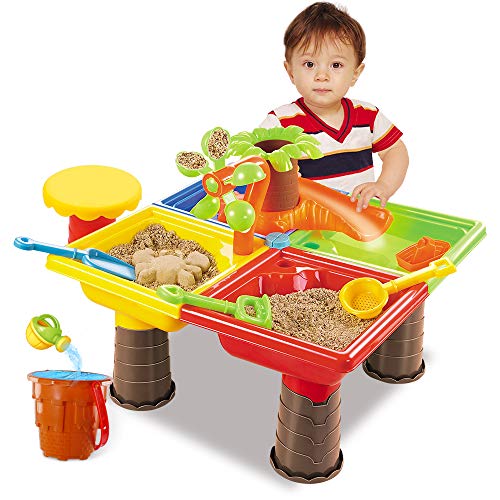 summer fun sand and water table