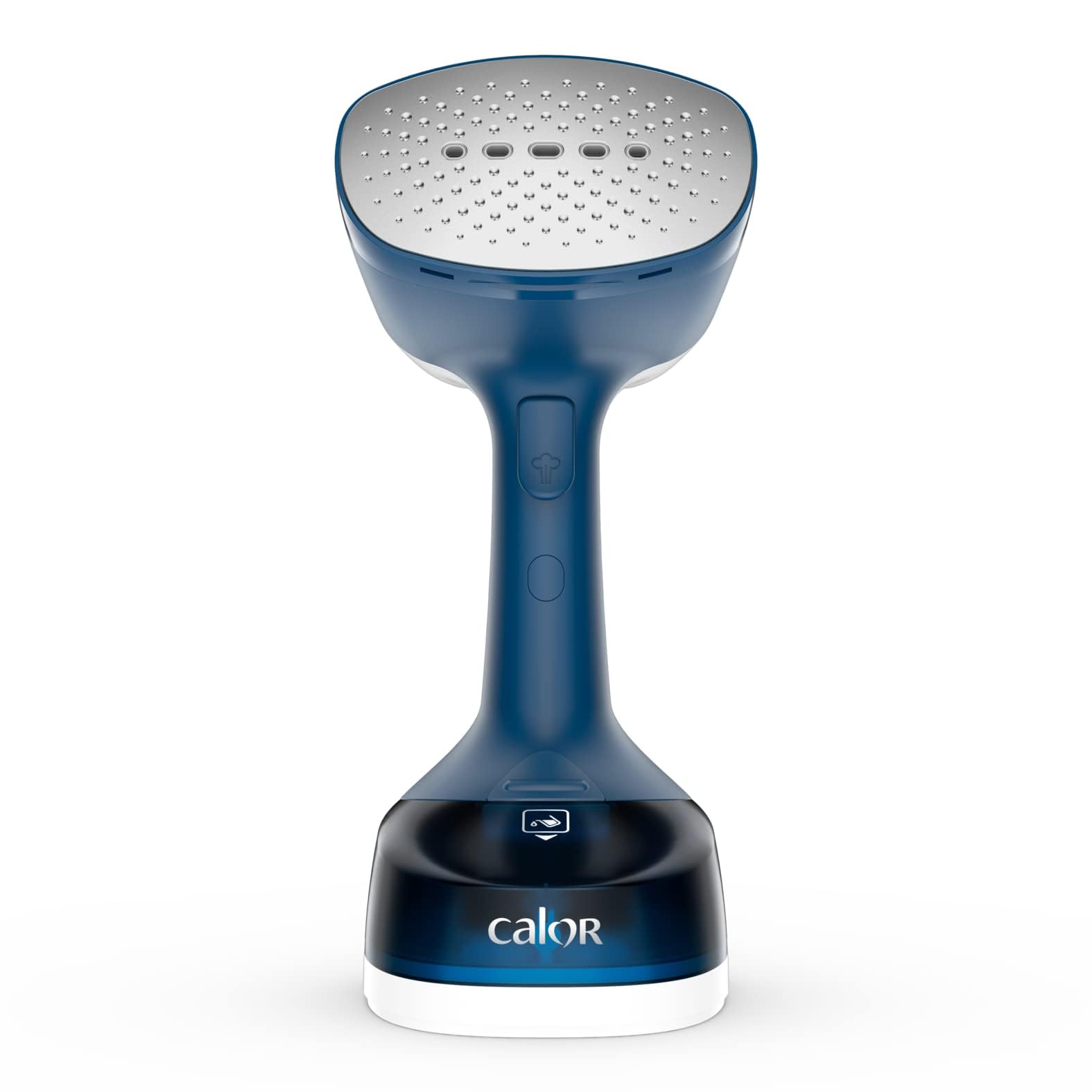 Calor Access Steam Easy Défroisseur vapeur, 1400 W, Débit vapeur 25 g/min, Temps de chauffe 15 secondes, Brosses microfibre anti-poussière, tissus épais, tissus délicats, Crochet porte, Bleu DT7170C0