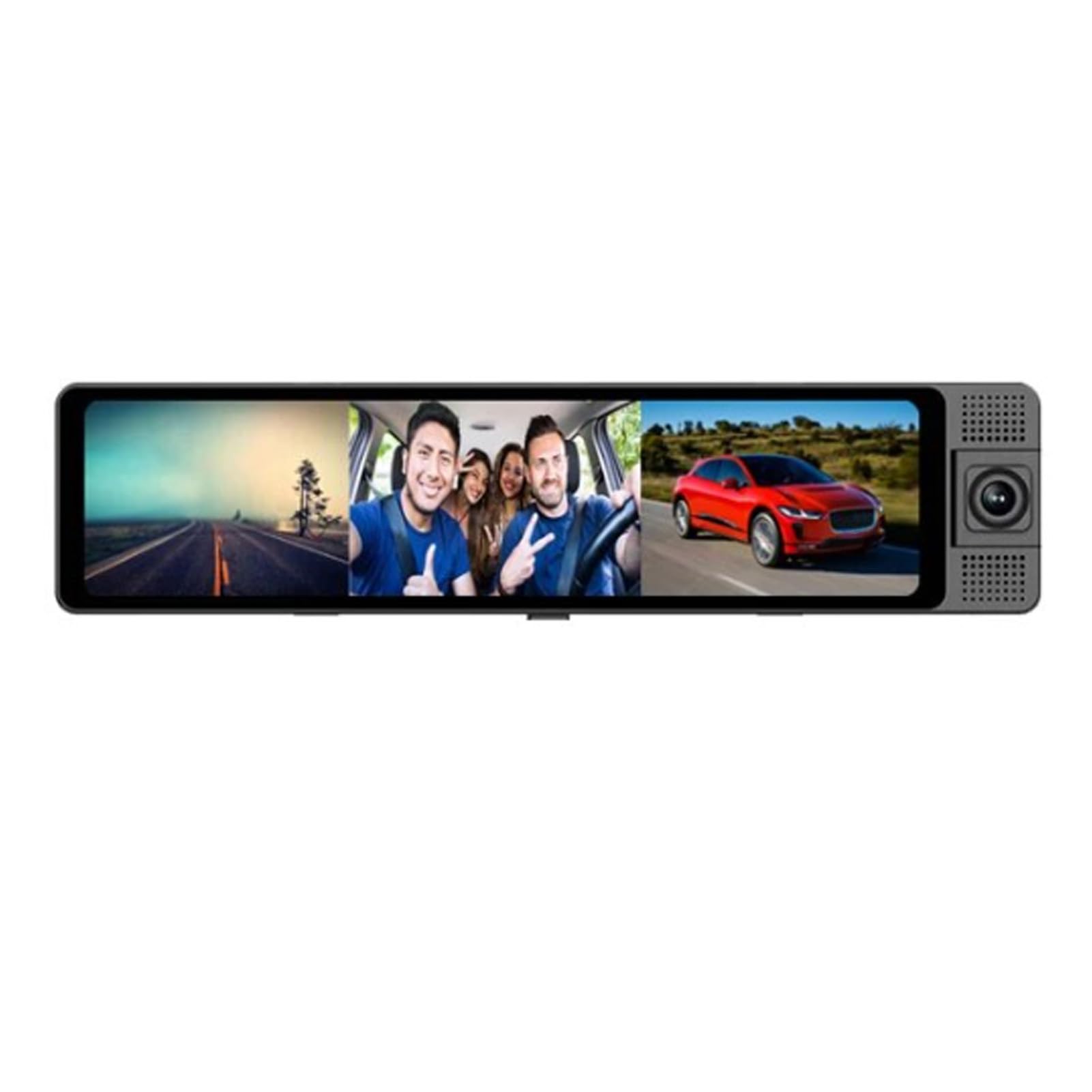 Kamera na deskę rozdzielczą 4K 1080P z Przodu i Tyłu WDR z Noktowizorem w Lusterku, WiFi, Upływ Czasu, Czujnik G, Czujnik Grawitacji, Sterowanie Głosem, Monitor Parkowania,