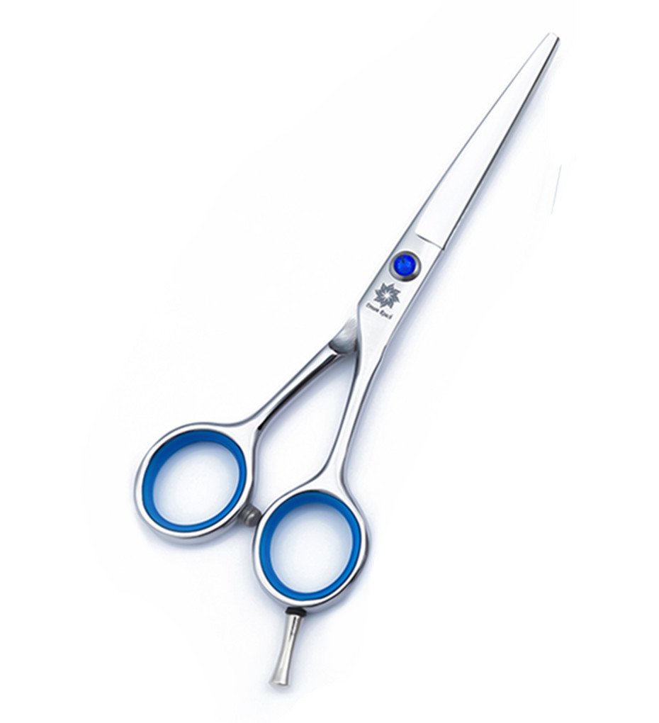 Lightweight Professional 13cm Japanese Steel Razor Edge Beard & Moustache Scissors with Comfort Grip for Quick & Sharp Trim of Bangs & Hair Splinters (13cm Cutting Shears)