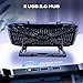 Aimzone - Gaming Laptop Cooling Pad with 3 Quiet LED Fans, Laptop Cooler Stand, Enhanced System, Height Adjustable, Ergonomic Design, 12 in to 15.6 in, USB Powered