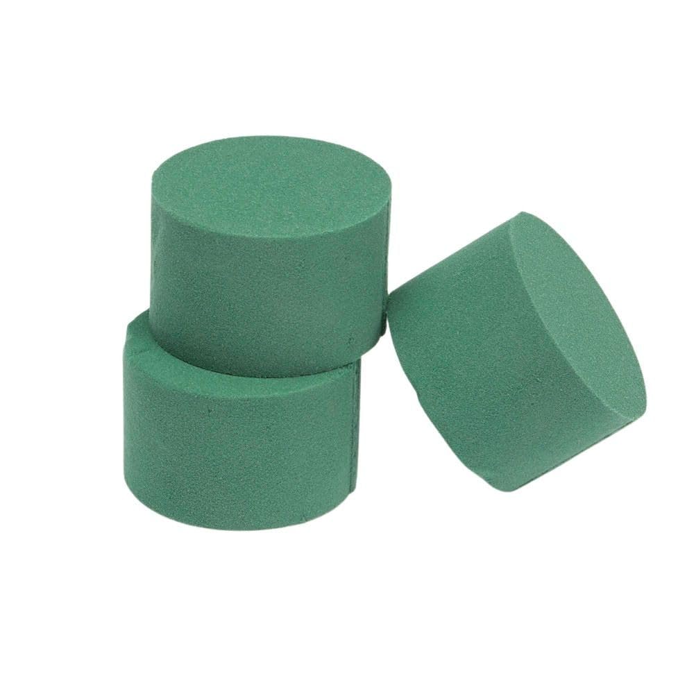 Floralcraft Wet Floral Foam Cylinder, Florist Flower Foam Green Cylinder Supplies for Flower Arrangement DIY Craft (24 Cylinders)