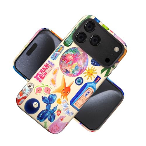 Coque iPhone Pro 6" collage d'art pour sublimer votre style