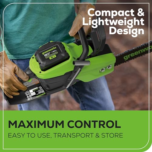 Greenworks 80V 18" Brushless Chainsaw 4.0Ah
