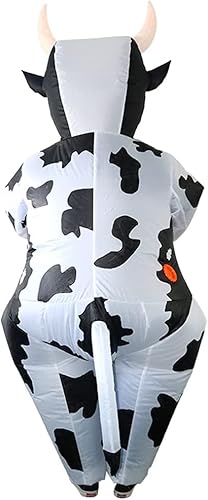 Miniatura 4 de Disfraz inflable de vaca para adultos, traje inflable de Halloween, traje de fiesta de disfraces, traje inflable de Navidad