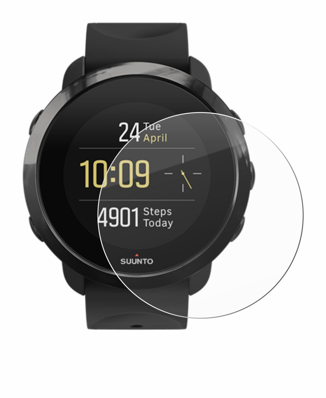 Brotect Pellicola Vetro Ibrido Per Suunto 9 [9H Anti-Graffio] Trasparente, Anti-Impronta, Made In Germany