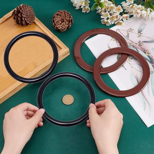 PH PandaHall 4PCS Round Purse Handle - Image 3