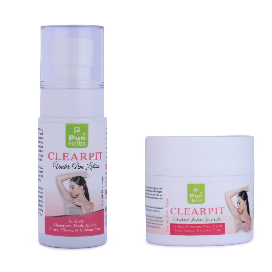 Combo of Clearpit Under Arm Lotion & Scrub | For Body Underarms Armpits, Neck, Knees & Elbows & Intimate Area | For Men & Women (2 Items in the set)-image-41