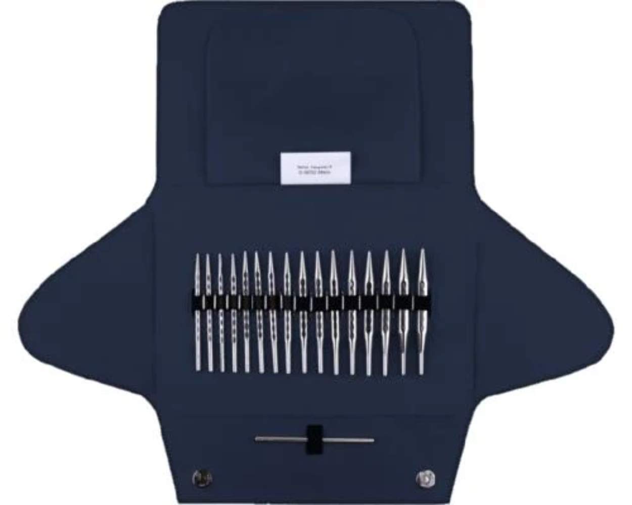 skacel by addiInterchangeable Knitting Needle Set, addiClick Circular Knitting Needles, Short Rocket 2 (Squared)