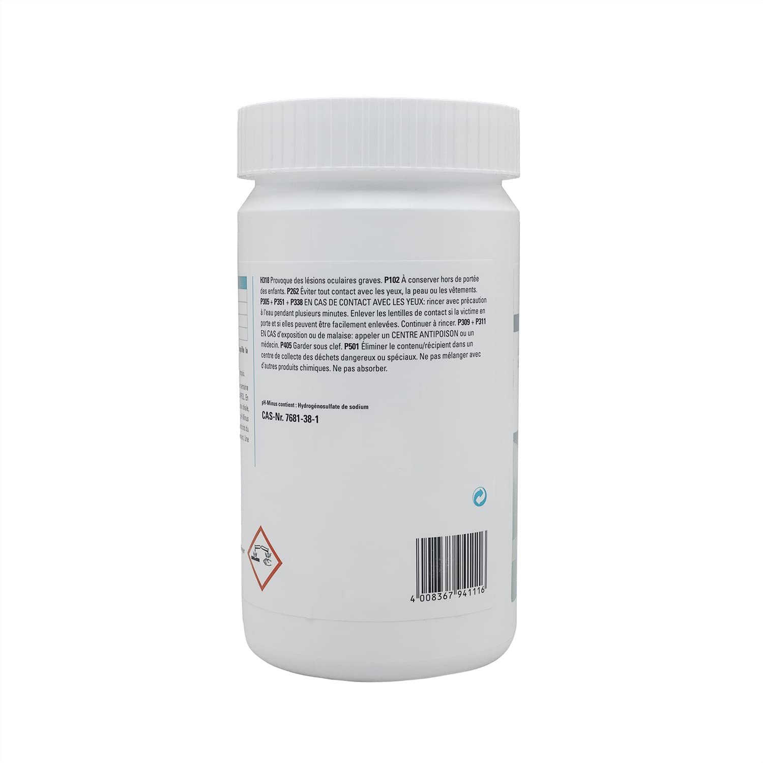 BAYROL pH-Minus Granulés - 1,5kg | Correcteur de pH Solide - Baisse Le pH - Dissolution Rapide + 10 Tests HPS OFFERTS 6 en 1
