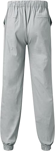 Miniatura 2 de Graywhsky Jogging Loose Casual Fitness Trousers Matching Mens Fashion Rope Sports Tie Color Mens Pants and Pants Men