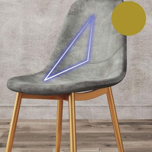 Chaise d'angle de salon velours vert pour une décoration raffinée